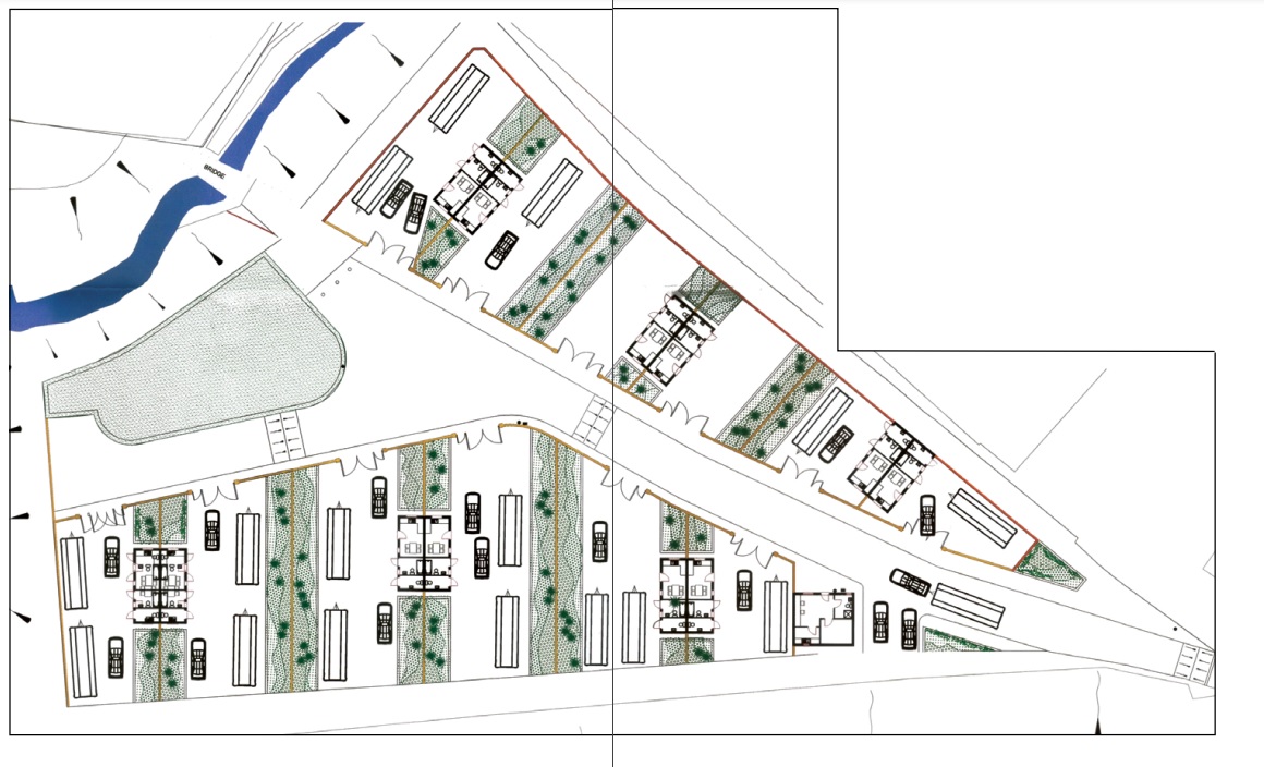 A general view (blueprint) of what a traveller's site looks like