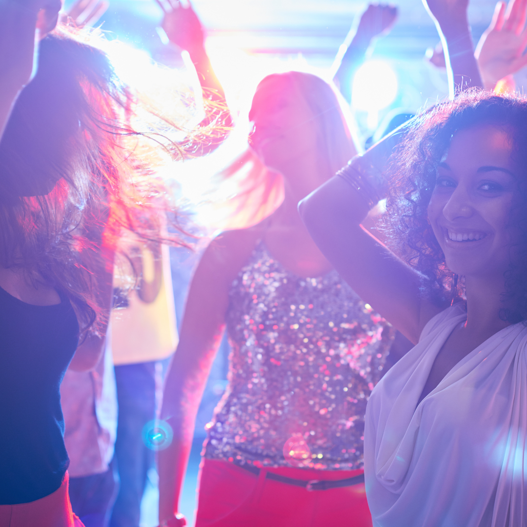 Group of women dancing