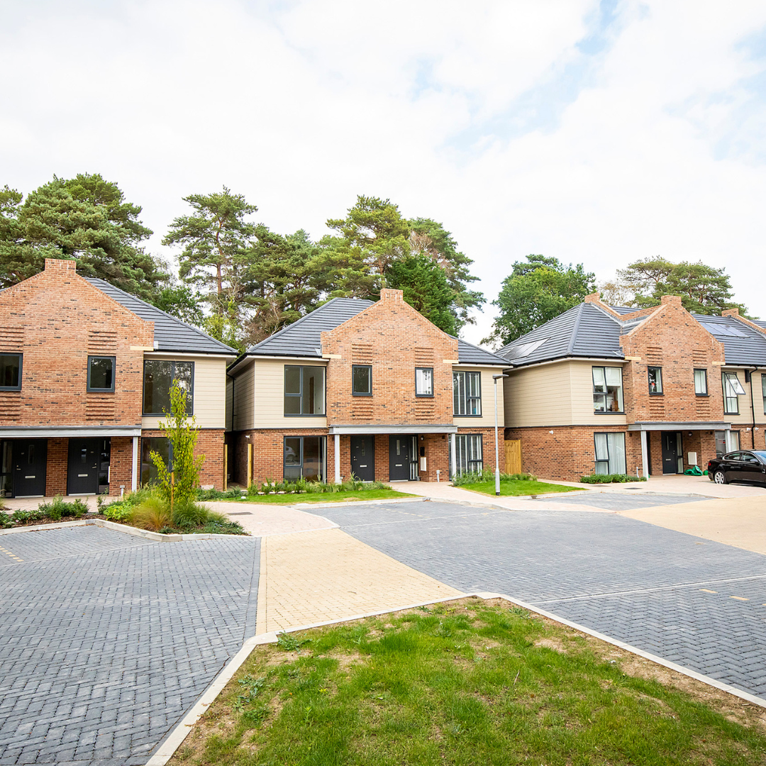 A row of houses