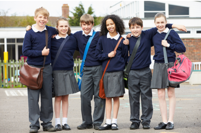 School children