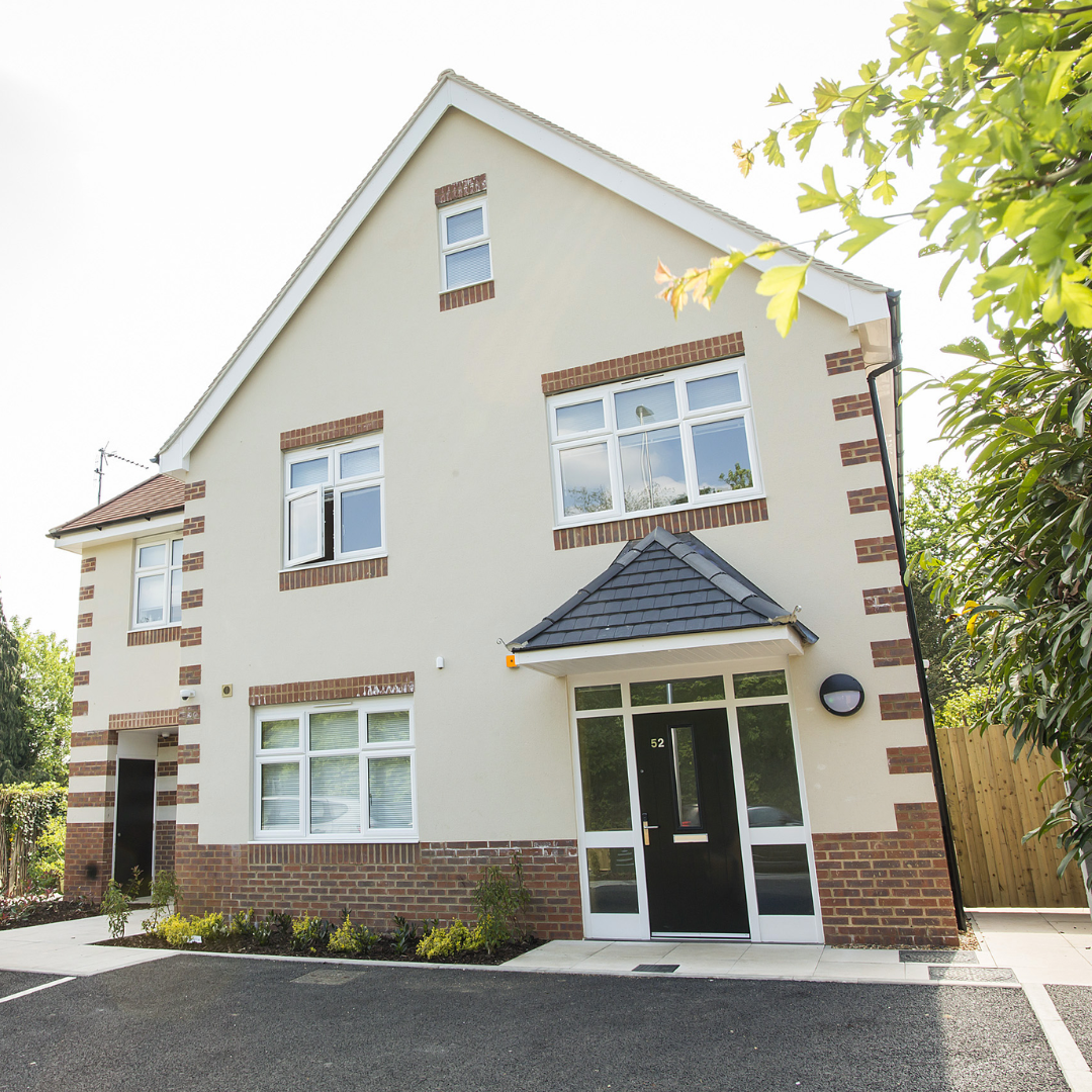 A large house, one of our residents for young people