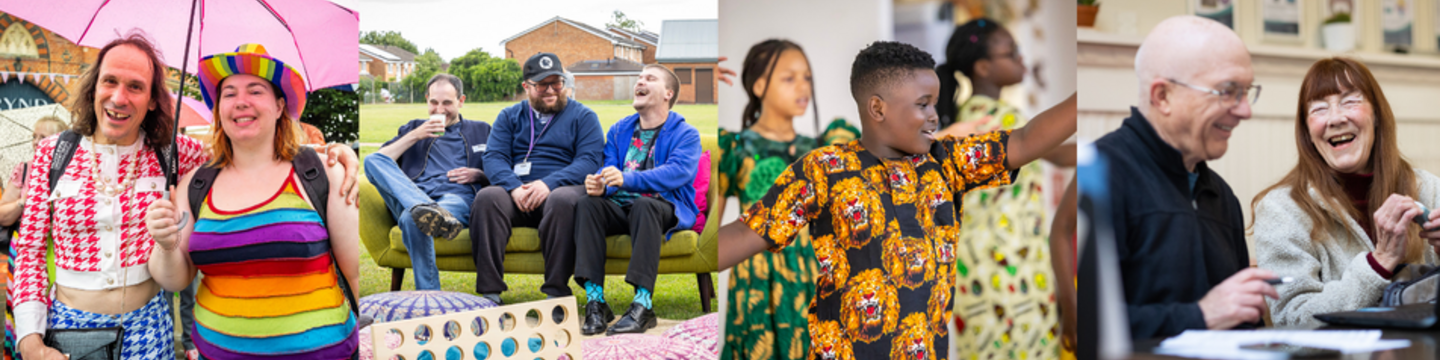 Compilation of images showing diverse communities from across the borough