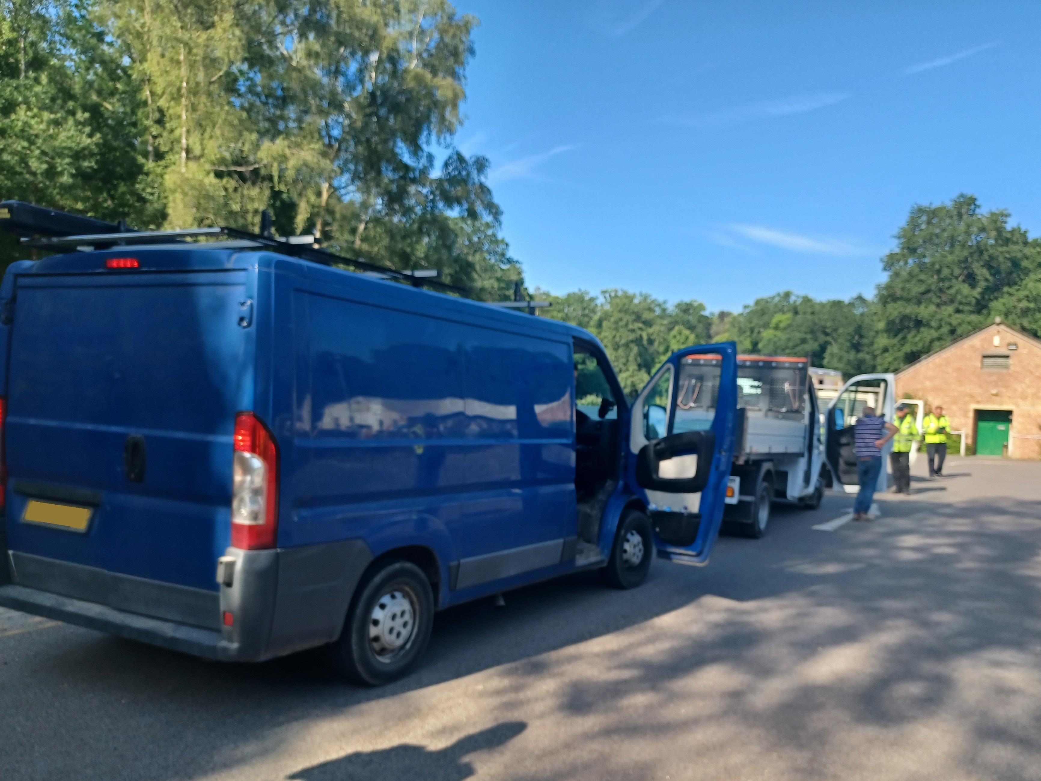 Stop checks on vehicles taking place